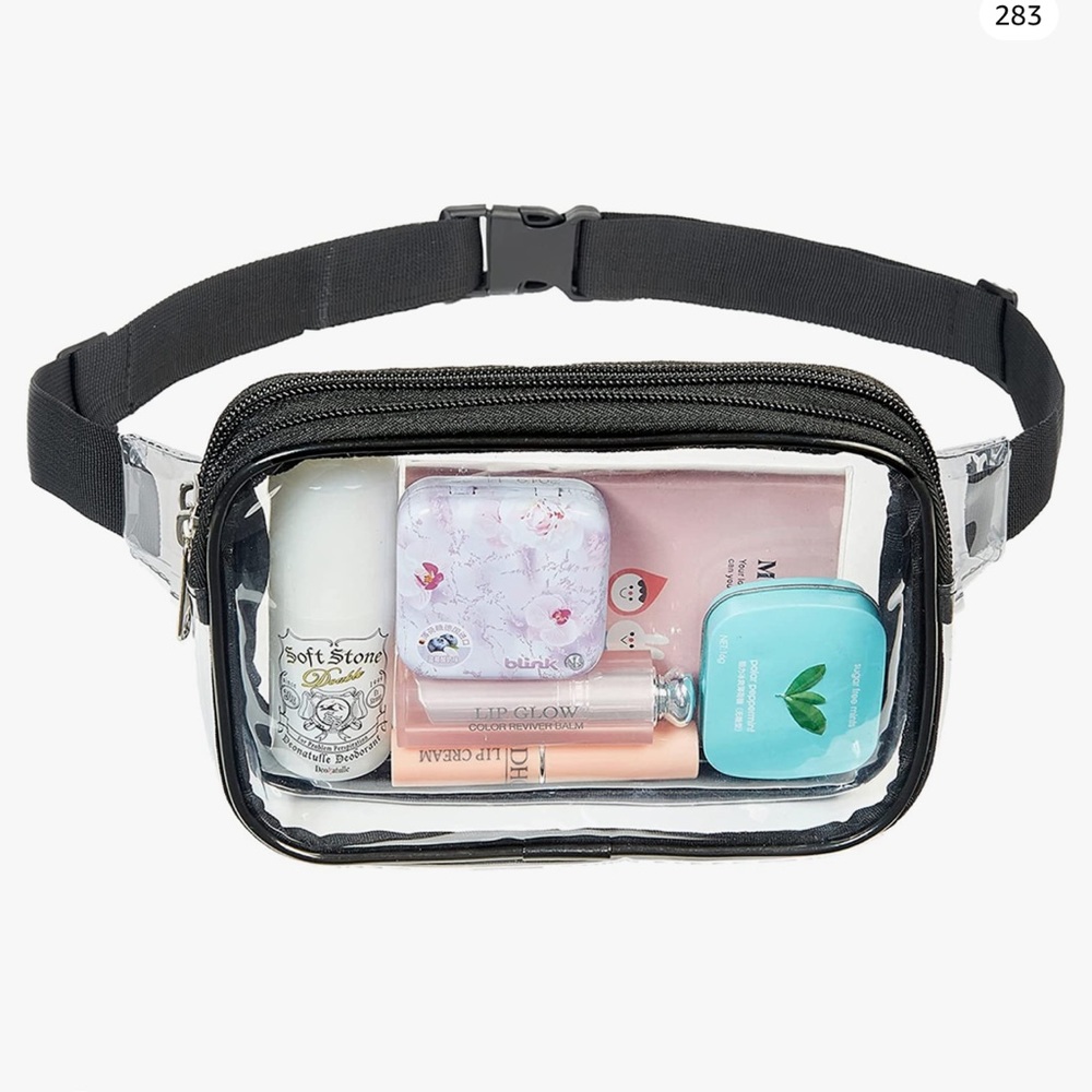 Brand new clear Fanny pack - stadium approved